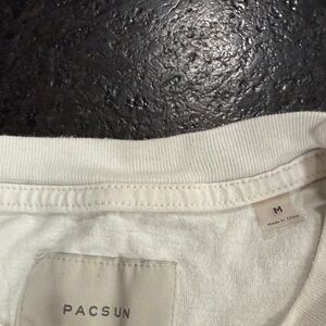 PacSun White Short Sleeve Tee